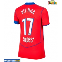 Paris Saint-Germain Vitinha #17 3rd trikot Frauen 2025-26 Kurzarm
